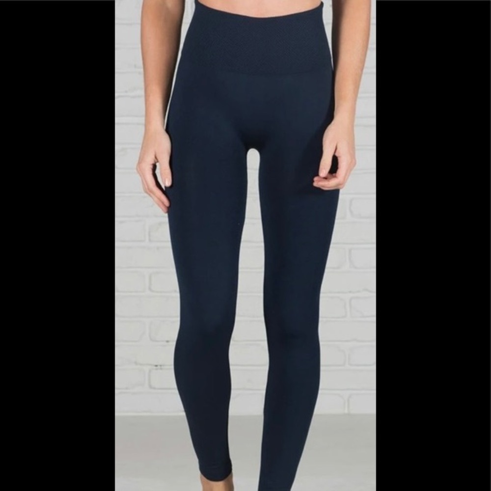 Tummy Control Fleece Lined Leggings (NEW) Navy
